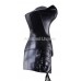 Free Uk Delivery Stunning Ladies Good Quality Soft Leather Look Black Corset (corset Bustier + Gothic Skirt ), Size - 4xl (18-20) By Aimerfeel