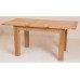 Hampton Solid Oak (120 - 160 Cm) Extending Dining Table & 6 Brown Lincoln Chairs