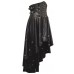 Dark Star Stretch Pvc/coated Bodice-skirt With Train & Eyelets Ds/dr/7053 Black/bronze, Free Size/8 10 12*