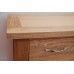 Camberley Oak 2 Drawer Console Table With Light Oak Finish | Solid Wooden Hall / Side / End / Telephone Table With 2 Drawers