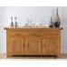 Paris Solid Oak 3 Door 3 Drawer Sideboard