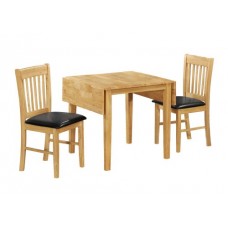 Birlea Oxford Drop Leaf Dining Set, Oak Finish