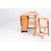 Hgg Drop Leaf Table And 4 Chairs - Small Dining Table - Kitchen Dining - 4 Folding Chairs - 4 Seater Dining Set - Space Saver Table And Chairs - Colour Oak