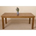 French Rustic Solid Oak 180 Diing Table & 6 Ivory Washington Dining Chairs