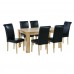 Moda 150cm Oak Veneer Rectangular Dining Table - Oak Veneer - Rectangular Dining Table - Contemporary Table