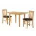 Birlea Oxford Drop Leaf Dining Set, Oak Finish