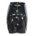 New Womens Ladies Celebrity Inspired Wet Look Mini Skirt (uk 8, Black)