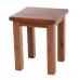 K.interiors Collection Bordeaux Lamp Table With Lacquer Finish, Brown