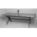 Vermont Solid Oak 200 Cm - 240 Cm Extending Dining Table With 6 Burgundy Montana Leather Chairs