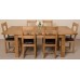 Seattle Oak Extending Table With 4 Or 6 Lincoln Dining Chairs (6)