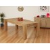 1home Stunning 100% Solid Oak Dining Table Set With Chunky Legs 240cm (table Only)