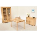 Minsk Petite Solid Oak Finger Jointed Dining Table. 110cmx75cm