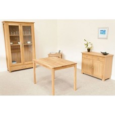 Minsk Petite Solid Oak Finger Jointed Dining Table. 110cmx75cm