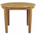 Caxton 4 Leg Fixed Top Round Dining Table - Sherwood Range (oak)