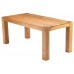 K.interiors Collection Chester 1.8 M Oak Dining Table With Matt Lacquer Finish, Brown