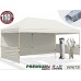 Eurmax 6 X 3m Pop Up Gazebo, Trade Show Marquee, Aluminum Foot Legs, Commercial Event Tent With Sides, And Wheeled Carry Bag (white)