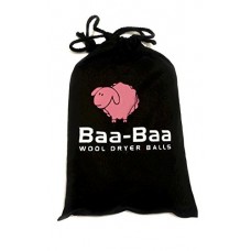 Wool Dryer Balls Black 6-pack Xl Handmade With Premium 100% Organic New Zealand Wool And All Natural Fabric Softener (black)