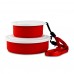 Collapsible Travel Cup - 100% Food-grade Silicone Mug For Camping And Hiking, Red - By Not Just A Gadget