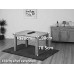 1home Solid Oak Dining Table Dining Room Furniture Extending Extend 120cm To 165cm (table Only)