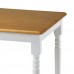 Julian Bowen Oslo Dining Table, White/oak