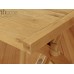 1home Solid Oak Extenable Dining Table W/cross Legs Furniture Extending 200cm To 240cm (table Only)