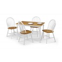 Julian Bowen Oslo Dining Table, White/oak