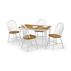 Julian Bowen Oslo Dining Table, White/oak