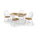 Julian Bowen Oslo Dining Table, White/oak