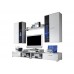 Furnline Salsa Tv Stand Wall Unit Living Room Furniture Set, White