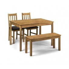Julian Bowen Coxmoor Solid Oak Bench, Oak