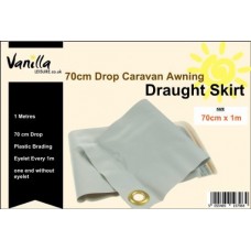 Vanilla Leisure Caravan And Motorhome Awning Draught Skirt 70cm (27.5 Inch Drop) Vanilla Leisure Caravan And Motorhome Awning Draught Skirt 70cm (27.5 Inch Drop)