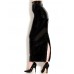 Honour Women's Skirt In Pvc Black Size Uk 18 (2xl)