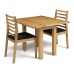 Serene Furnishings The Dining Collection Solid Oak And Veneer Brent Extendable Dining Table, 45 Cm , Brown