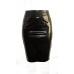 Black Pvc Pencil Skirt