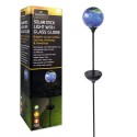 Garden Kraft 17130 Benross 92cm Solar Stick Light With Glass Globe Top