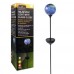 Garden Kraft 17130 Benross 92cm Solar Stick Light With Glass Globe Top