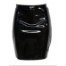 New Womens Ladies Celebrity Inspired Wet Look Mini Skirt (uk 12, Black)