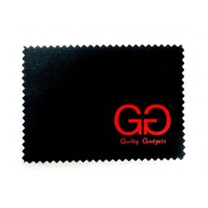 Guilty Gadgets ® - Inflatable Neck Rest Travel Pillow Head Rest Cushion Support - Flock Lined And Guilty Gadgets Micro Fibre Cleaning Cloth