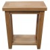 Kettle Interiors Wood Headingley Oak Telephone Table With Lacquer Finish, Brown