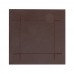 Rayware Faux Leather Stitch 4-coasters, Brown