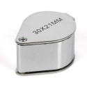 Guilty Gadgets - Jewellers Loupe 30 X 21mm Glass Jewellery Antiques Magnifier Hallmark Eye Lens