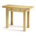 Serene Furnishings The Dining Collection Solid Oak And Veneer Brent Extendable Dining Table, 45 Cm , Brown