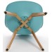 Charles Jacobs Dining/office Chair X2 (pair) In Light Blue With Solid Wood Oak Legs, New Cushioned Contemporary Design For Extra Comfort, Modern Lounge Furniture