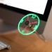 Trixes Flexible Usb Led Display Desktop & Laptop Clock Fan