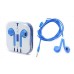 G4gadget® Blue Earphones Headphones With Remote, Mic & Volume Controls For Apple Ipad4 Iphone 5,ipod All Mp3 Mp4 Players Sony Creative Samsung, All Laptop Pc And All Devices With A Standard 3.5mm Jack Plug