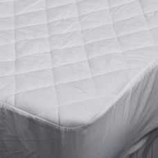 Homescapes King Size Quilted Waterproof Mattress Protector, White