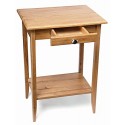 Waverly Oak Small Console Table In Light Oak Finish | Solid Wooden Telephone / Bedside / Lamp / Side / End Stand