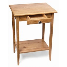 Waverly Oak Small Console Table In Light Oak Finish | Solid Wooden Telephone / Bedside / Lamp / Side / End Stand