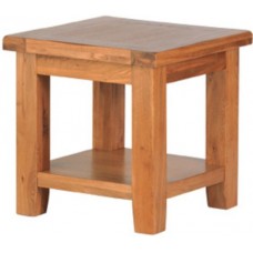 Hardwick Oak Lamp Table With Lacquer Finish, Brown