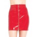 Honour Women's Skirt In Pvc Red Size Uk 10 (s)